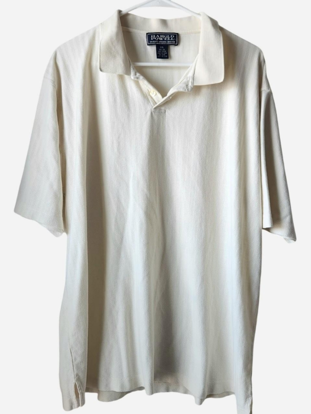 Vintage Harold Powell Silk Cotton Polo